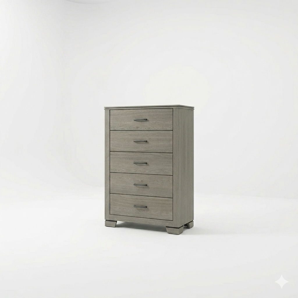 BD05146 Chest 32"W x 16"D x 47"D Weathered Gray Finish