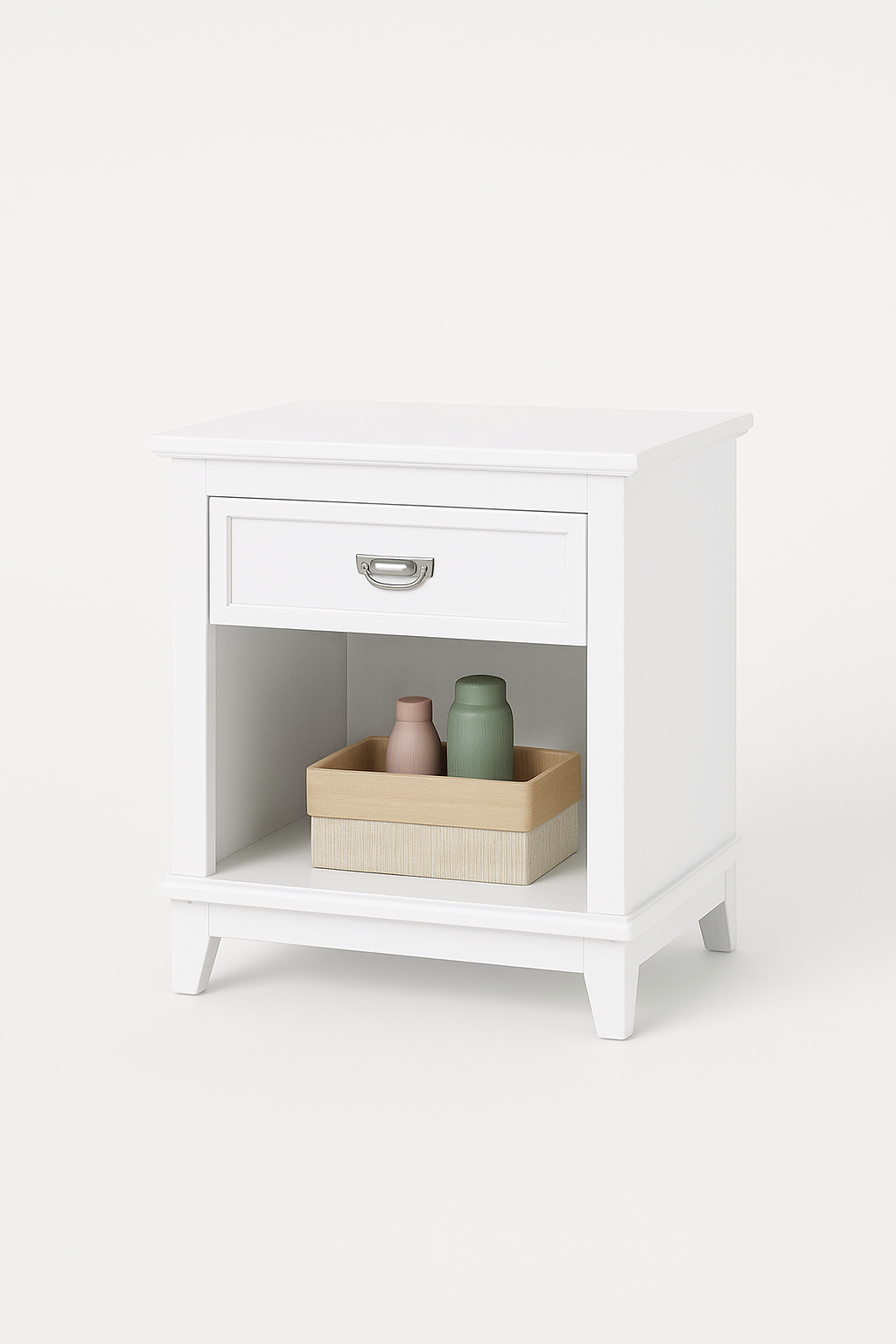 B2024WH-4 Nightstand White