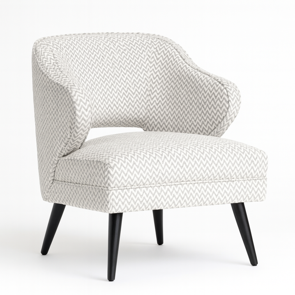 MB-2058 Arm Lounge Chair FL06 Fabric