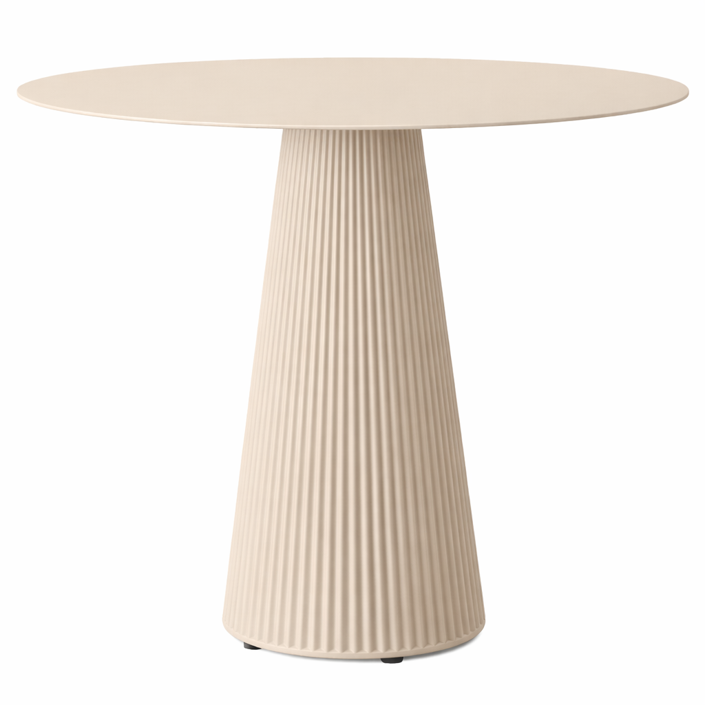 66127B GATSBY Bistro Table Round 31" S50 Solid Core Cream