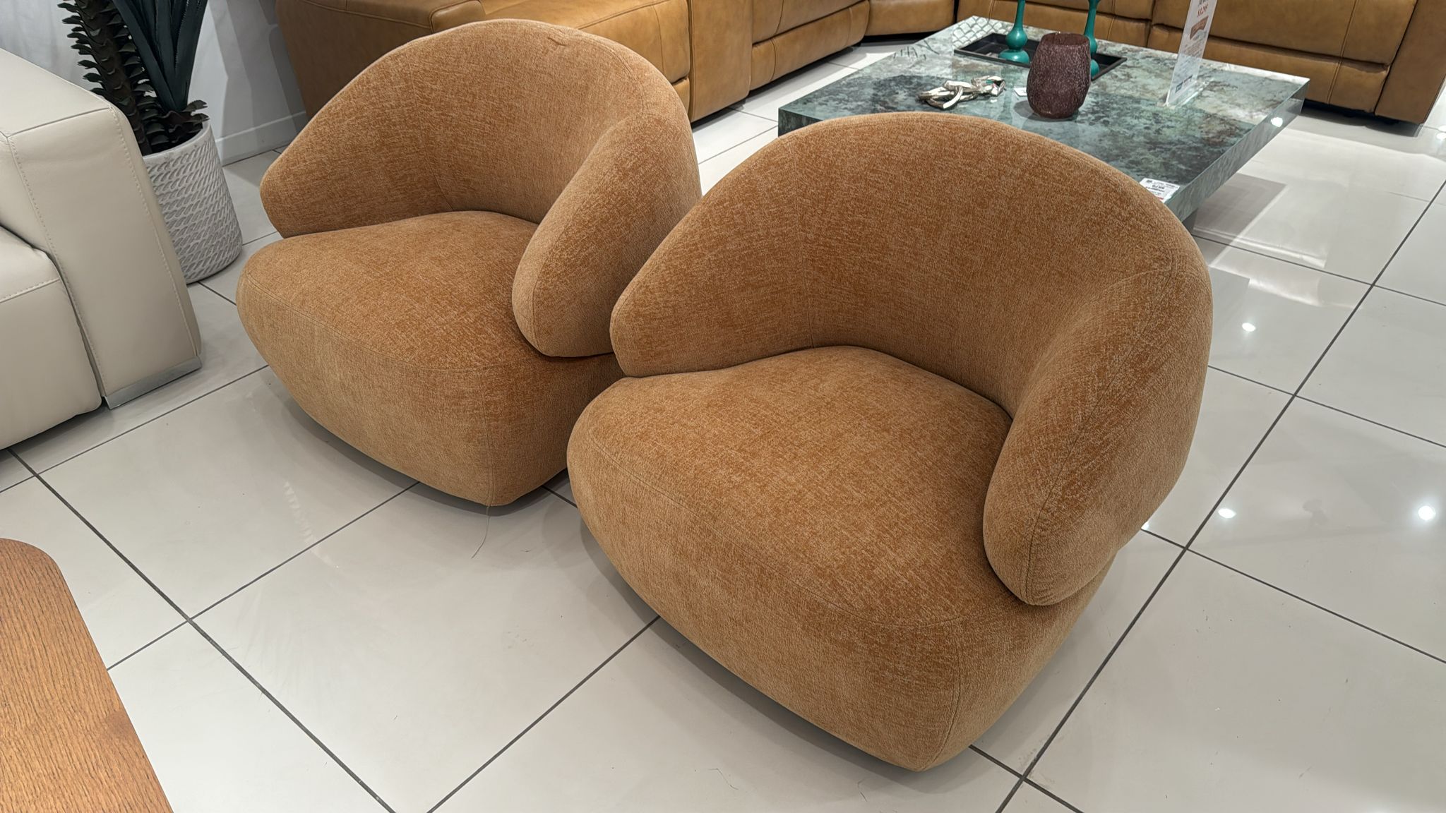 MB-2350 Swivel Lounge Chair XV111-7 (yellow)