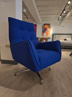 MB-2037B Swivel Chair 66291-23 Blue Fabric