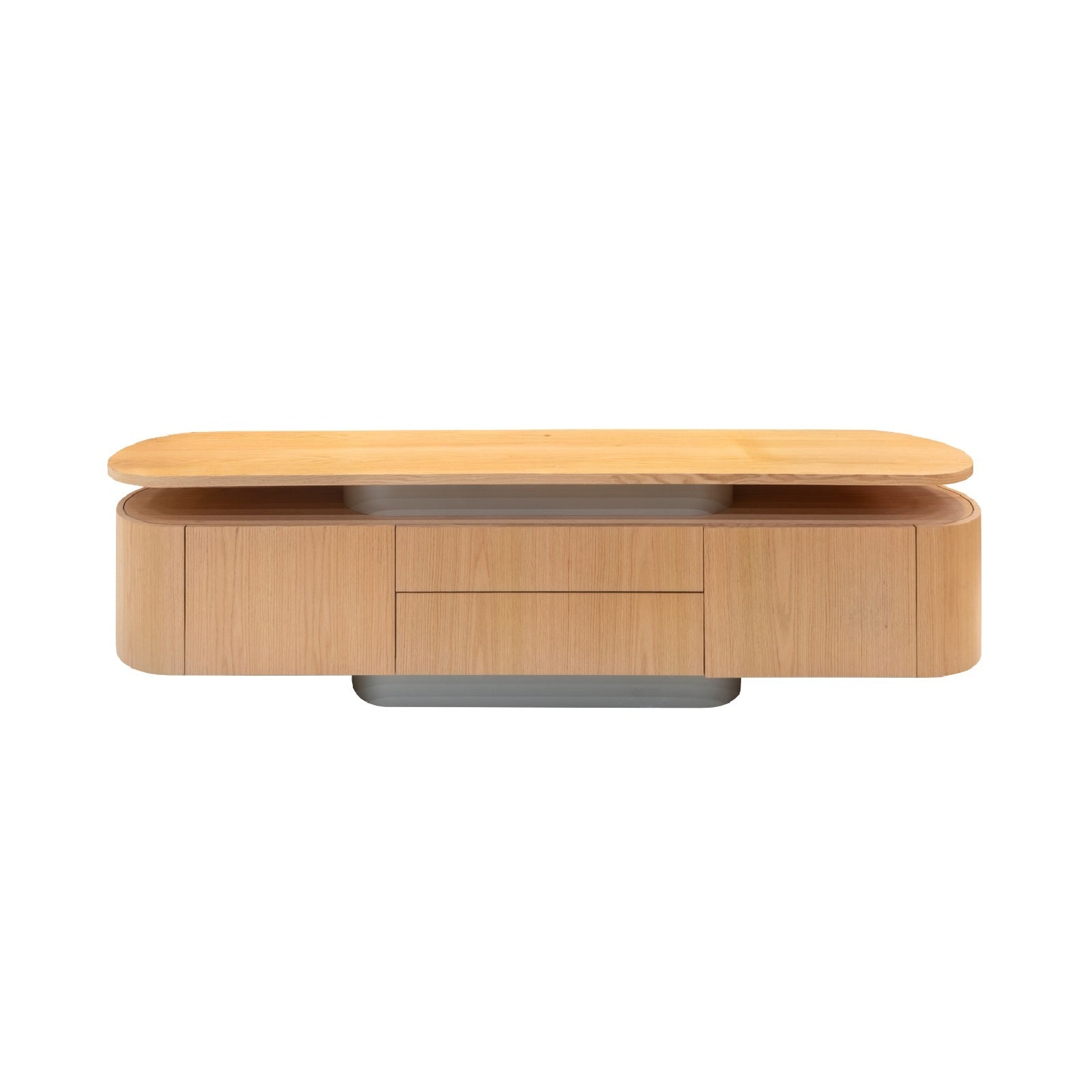 EMOZIONE Buffet 78.8"L Carvalho (Tall Height)(Oak) Damasco/J115 Rose Lacquer