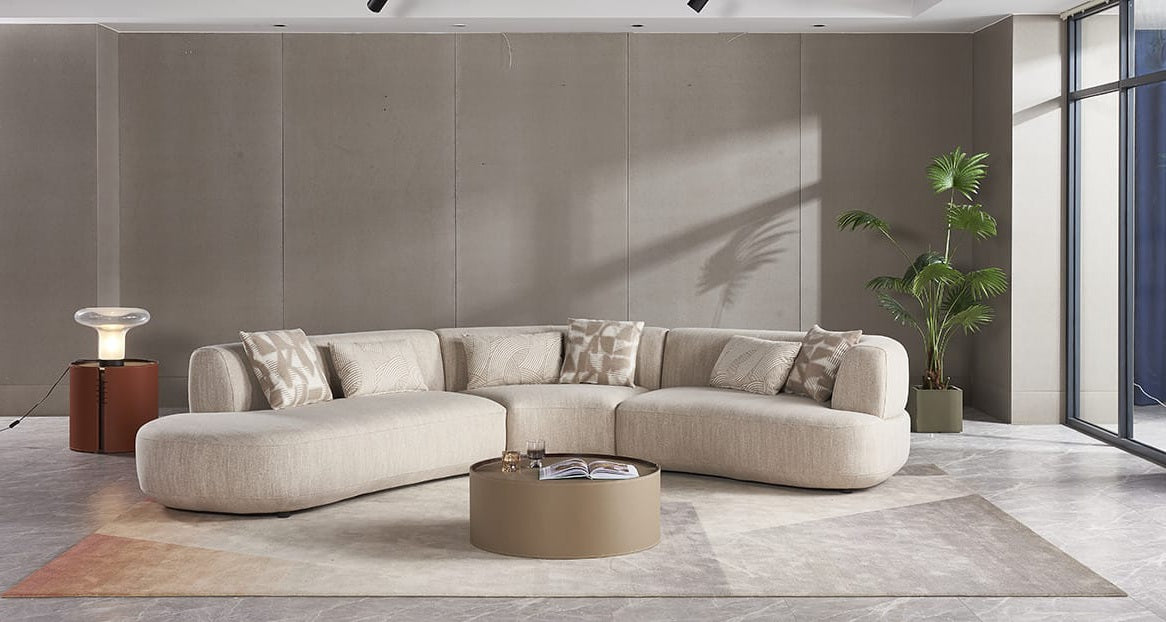 MB-2436 3pc Sectional Sofa Chaise (Left When Facing)