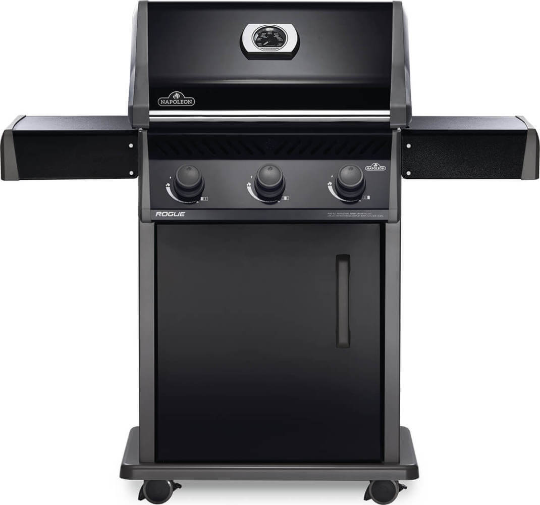 Rogue 425 Propane Gas Grill/Black w/SS Grates