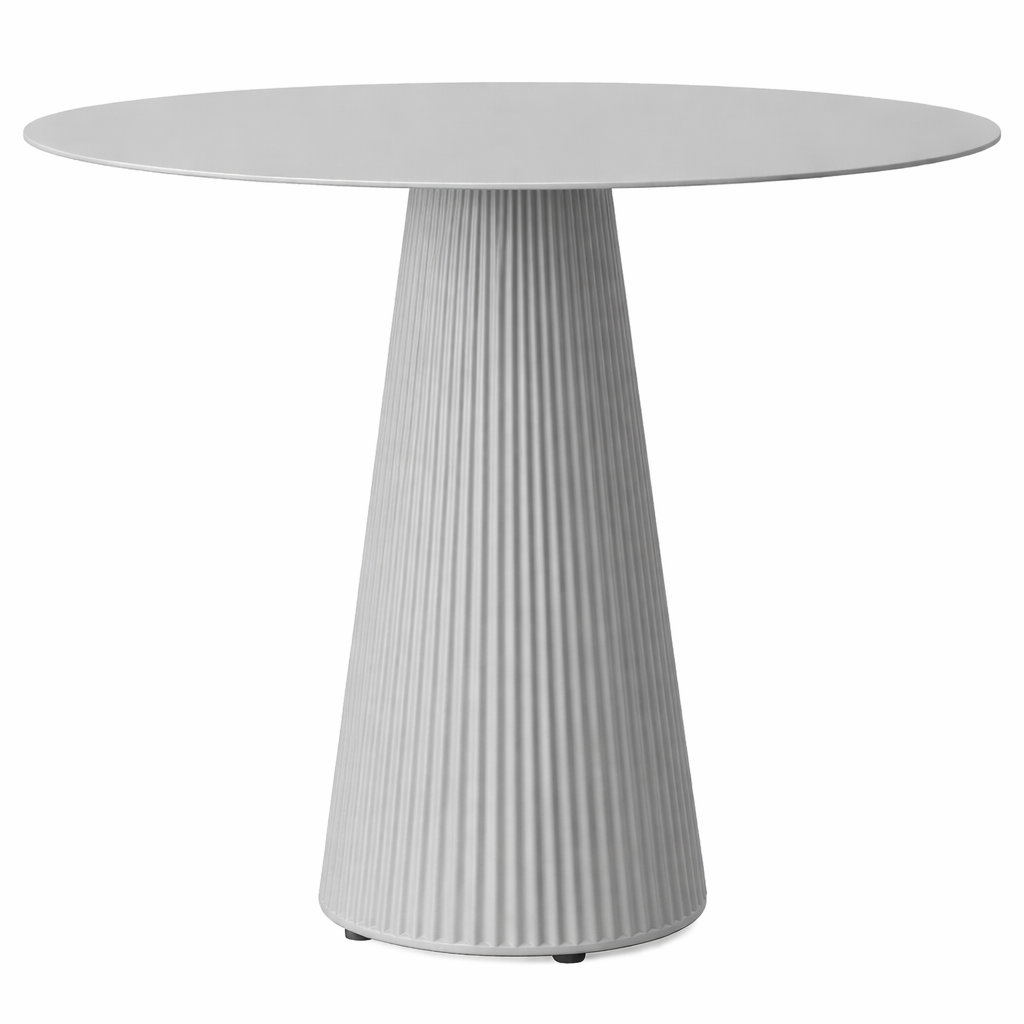 66127B GATSBY Bistro Table Round 31" S50 Solid Core Ecru