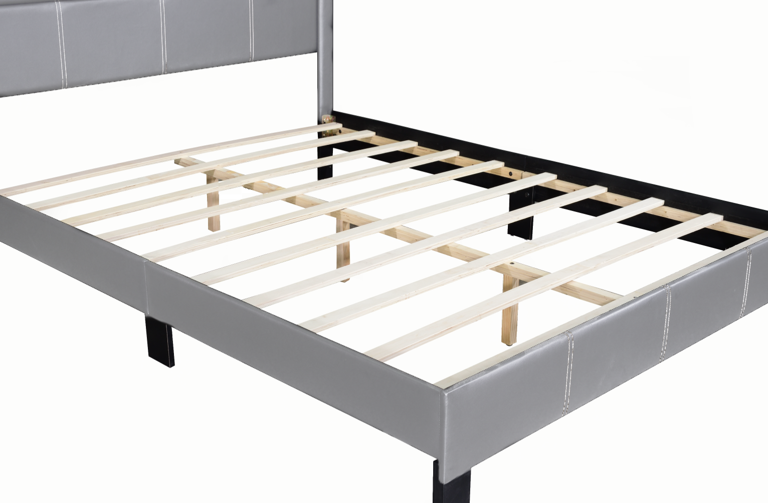 SY208 Full Bed FG33100-02 Light Brown Fabric