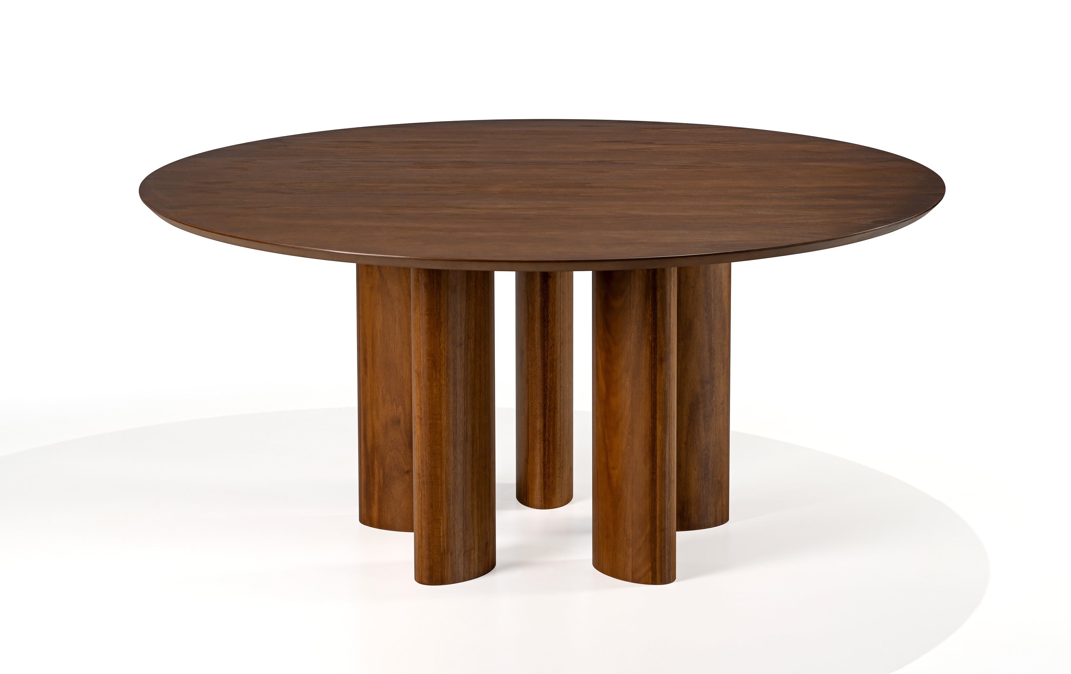SERENA Dining Table Round 53.9"Dia Amendoa