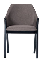 CAD707 SHELL Dining Chair I-07 Grey Fabric/Black