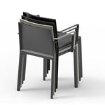 54195 QUARTZ ARMCHAIR BLACK