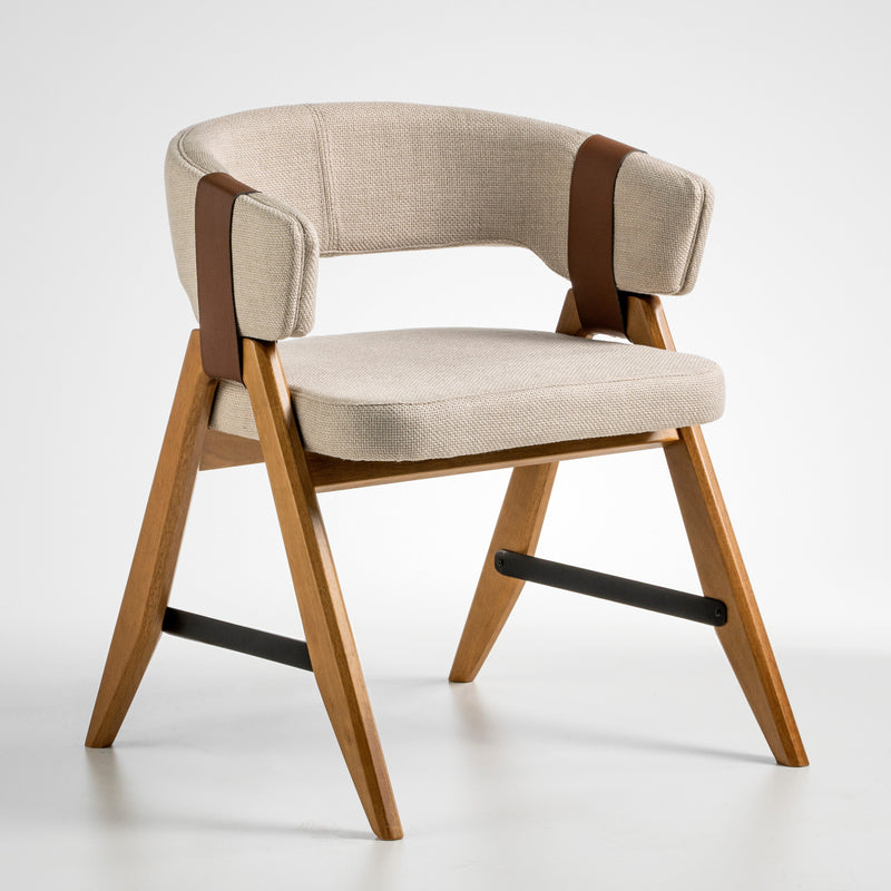 CAD1055 VIENA Chair Amendoa/H-79 Fabric