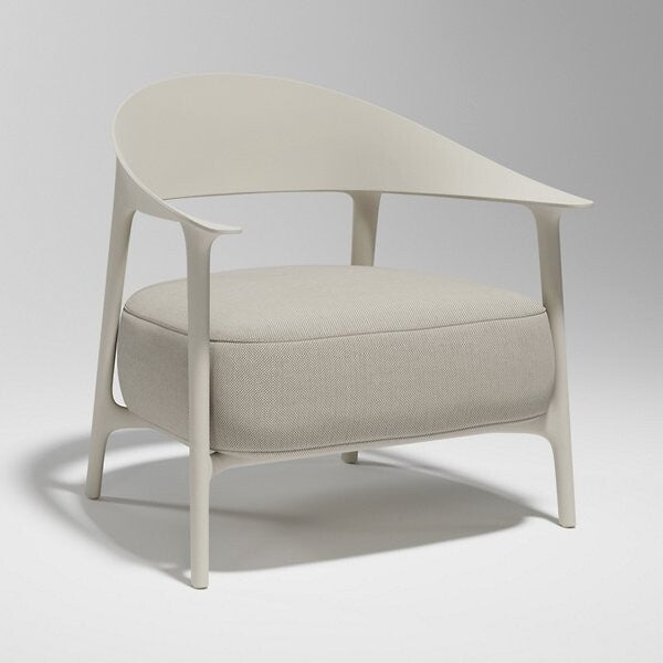 65093 AFRICA Padded Armchair Ecru