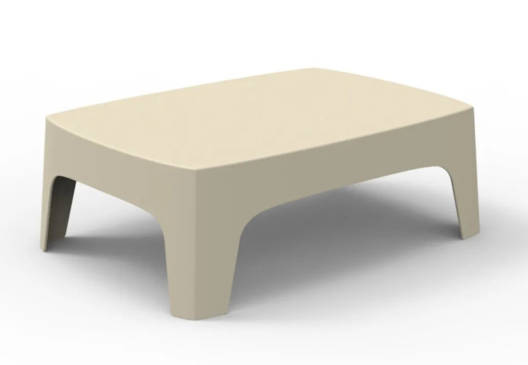55026 SOLID COFFEE TABLE 27½"x39¼"x13¾" ECRU