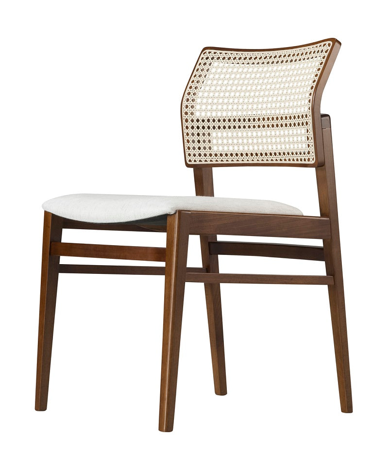 CAD357 ZARA Dining Chair Amendoa/H75 Fabric/Palha Natural