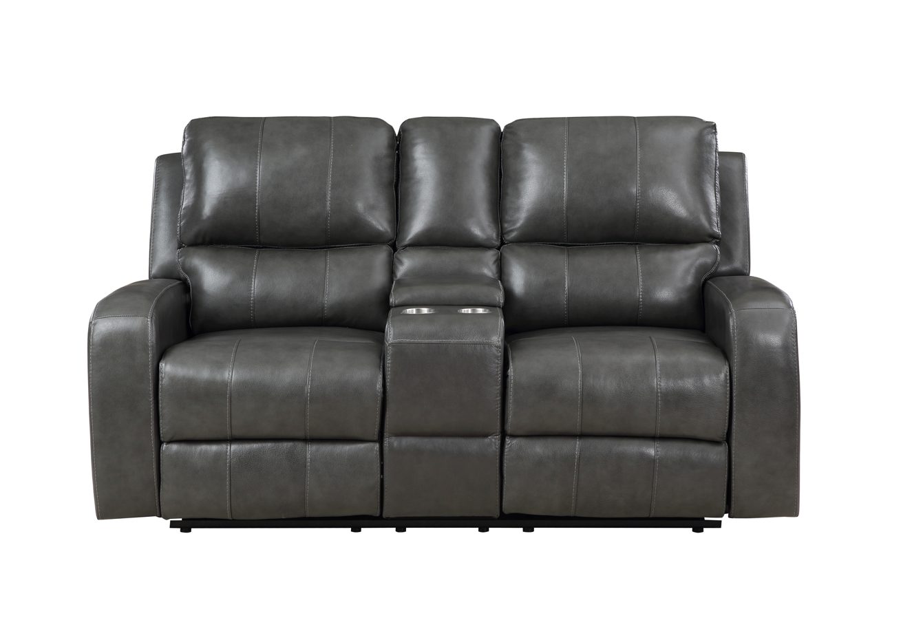 L1721 - LINTON Double Sofa w/Dual Recliner + Console- 46766