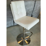 HBR0716 - Adjustable Swivel Barstool White - 42251