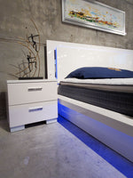 Sapphire - King Bed + Dresser + Mirror + Nightstand