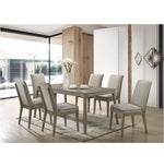 D7185 - Maggie Dining Table + (6) Maggie Dining Chairs Set