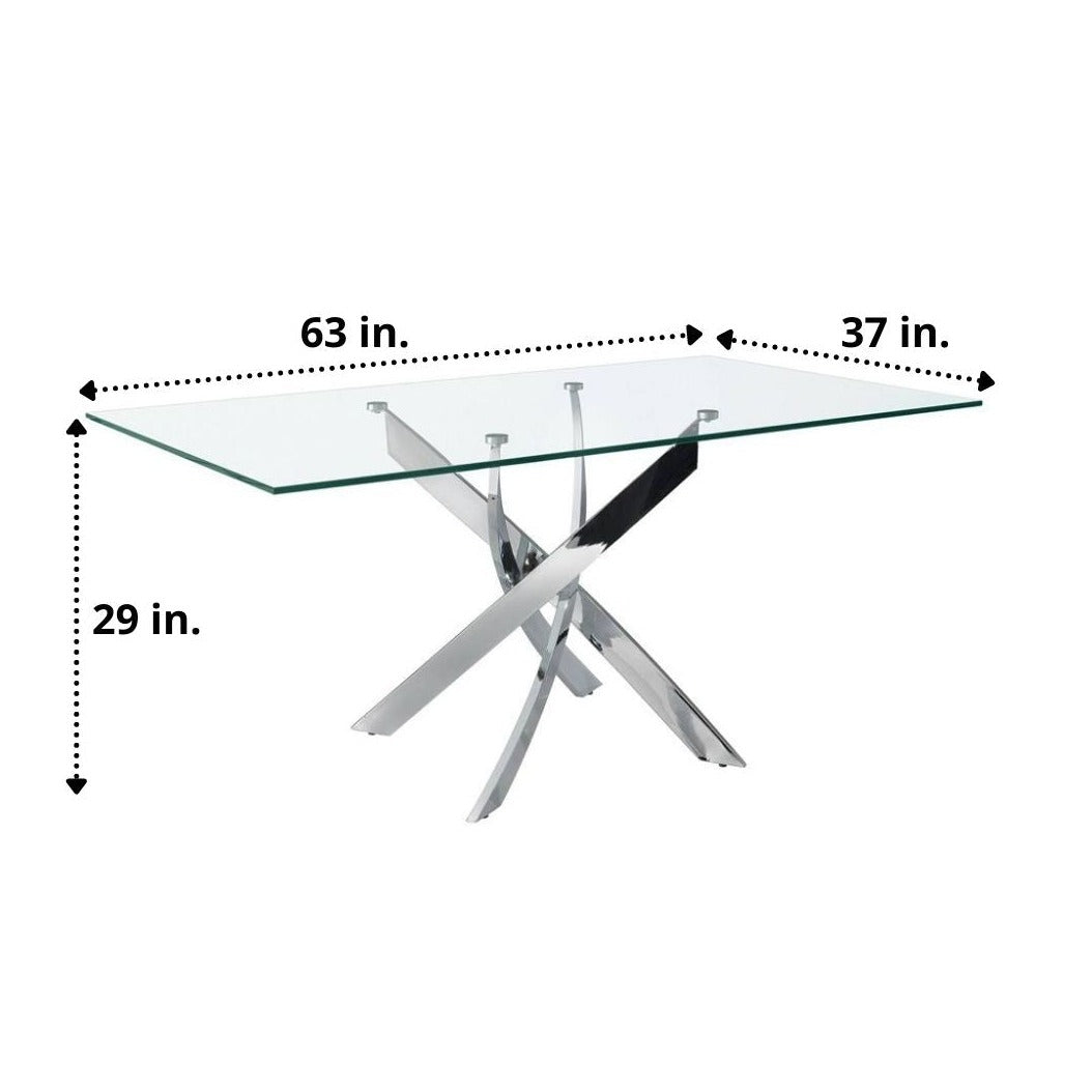 F2133EA - Rectangular Dining Table 63" x 37" - 42239