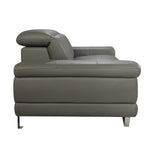LD-498 - 3-seater Sofa (Grey PU) - 42945