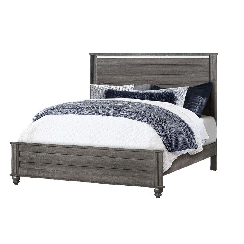 Gaston - King Size Bed Grey - 44661