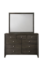 B4720 Evan Queen Bed Grey + Dresser + Mirror + Nighstand