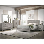 B9320 Hopkins Bed Full + Dresser + Mirror + Nightstand Driftwood