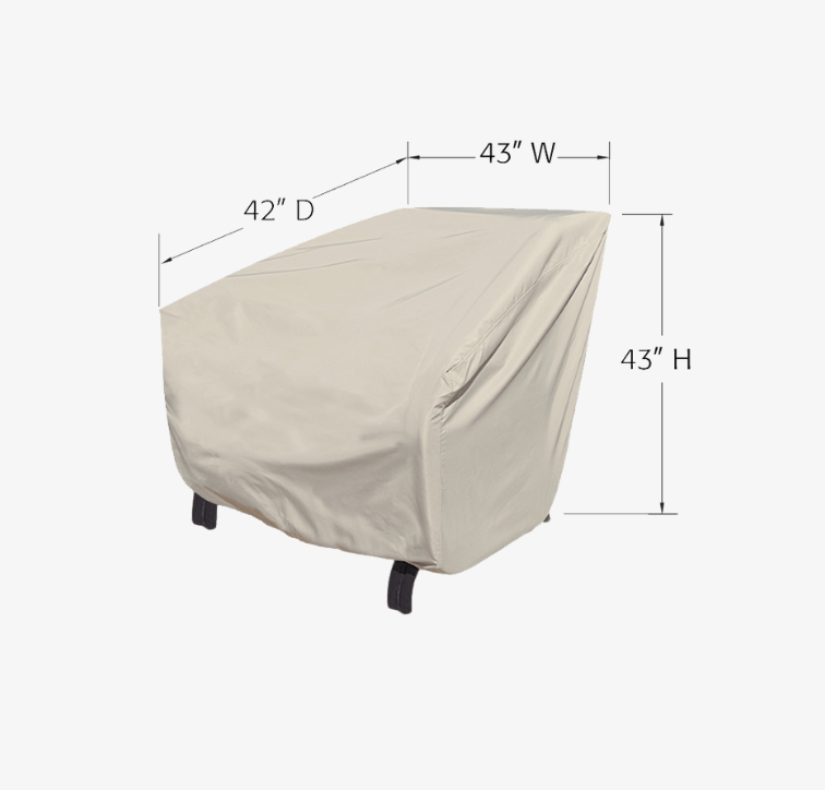 CP741 - X-Large Lounge Chair Rhinoweave Cover (w/Elastic Spring Cinch Lock) - 47298