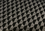 Carino - Armchair (Hexagon Black/Black Legs) - 47351