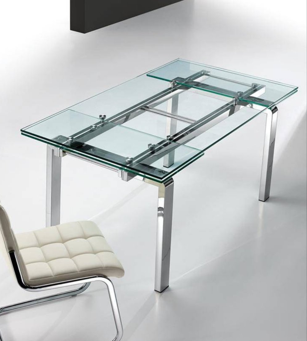 D2048BA - Extension Dining Table 63"~ 94"L x 35"W - 42243