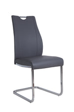 LARK Dining Table 72"L x 40"W x 30"H + (4) HDS-5053 Dining Chair Grey