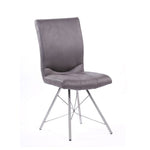 JA4156 Rectangular Dining Table + (4) JD4169 Dining Chair Grey Fabric