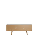 Theodore Larsen - TV Rack 63" (Off-White/Cinamomo) - 47901