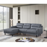 MB-2116 - 2-Seater Sofa+Left Chaise (When Facing) Grey - 47404