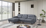 MB-2116 - 2-Seater Sofa+Left Chaise (When Facing) Grey - 47404