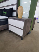 ZZ533 - OLMO Queen Bed+Dresser+Mirror+Nighstand White Tebas