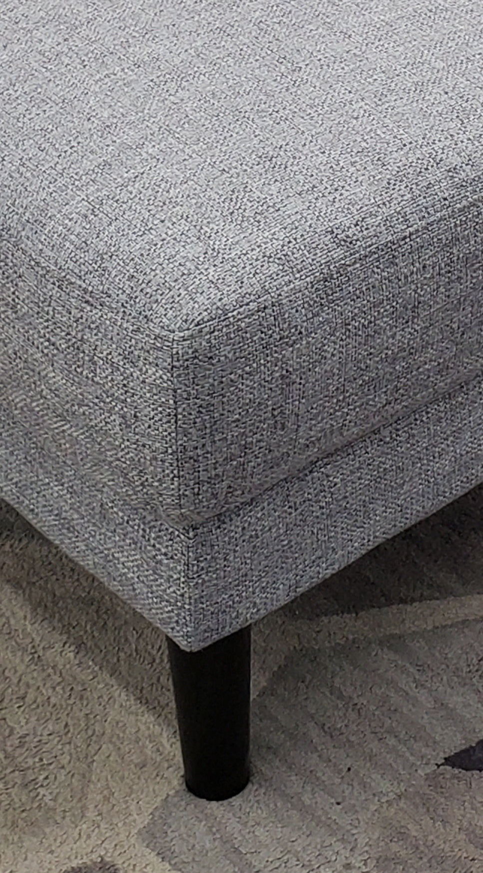 F4001 - Sofa+Right Chaise Grey Sun Fabric- 43933