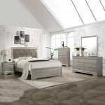 Amalia - King Bedroom+Dresser+Mirror+Nightstand