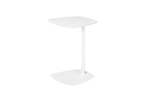 T245 - Side Table 15"x 15"x 20" (Powder Coated Alum/White) - 46314