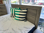 B9320 Hopkins Bed Full + Dresser + Mirror + Nightstand Driftwood