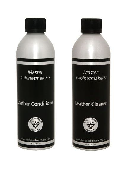 Master Cabinetmaker's Leather Cleaner + Conditioner Set