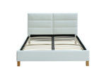 BBT-6107 - Twin Size Bed White PU - 43760