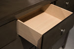 B4720 Evan - Queen Size Bed+Nightstand - Grey