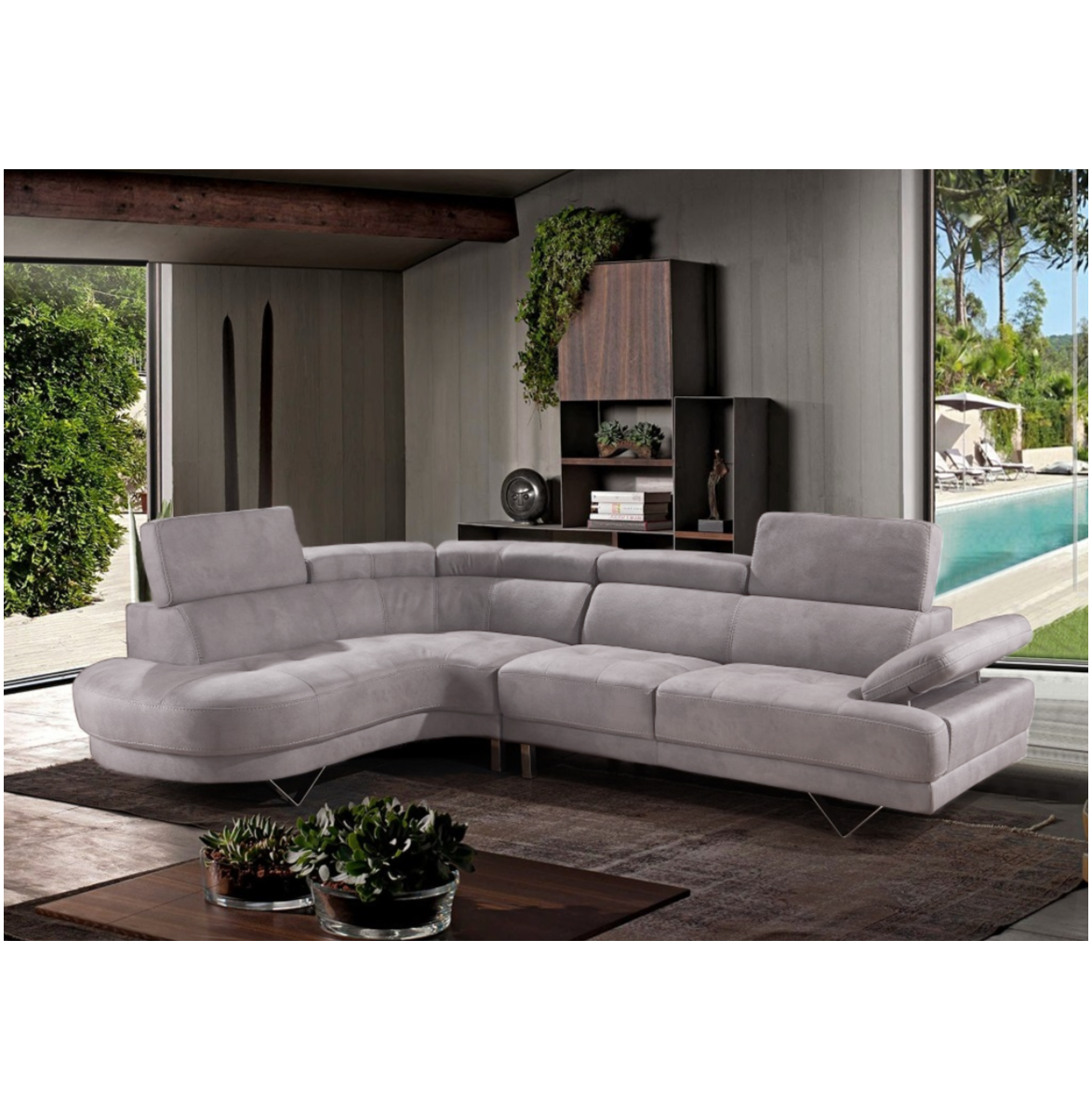 MADERIA - Sectional Left Chaise (When Facing) - 43149