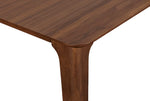 D1651 - Oscar Rect. Dining Table 60"x30" + (4) Dining Chair (Natural Walnut Finish)