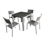 BC209C - Elegance Side Chair (Brushed Alu/Grey Polywood) - 44119